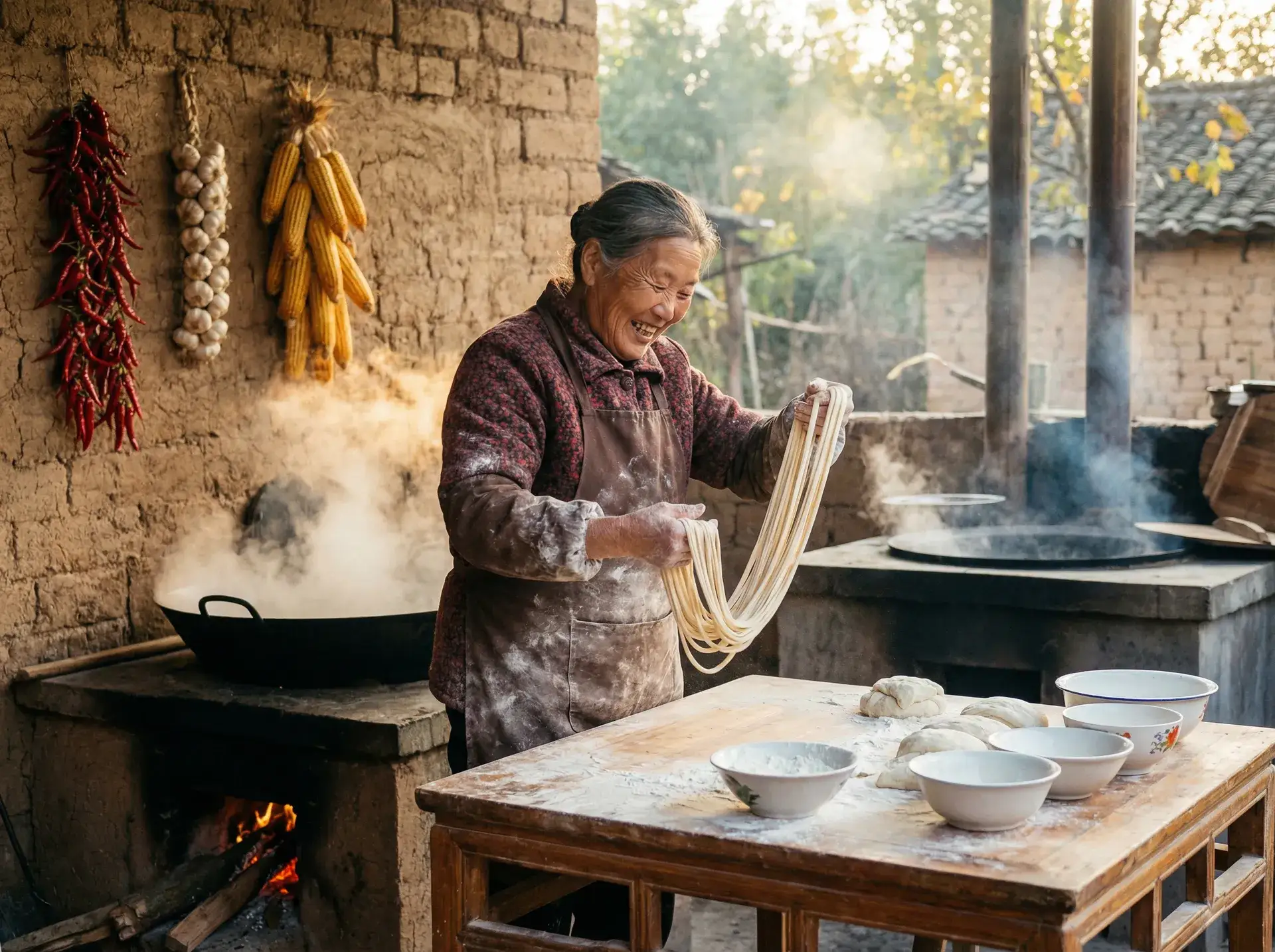 农家大嫂手擀面 - 4399在线视频免费观看 乡村美食